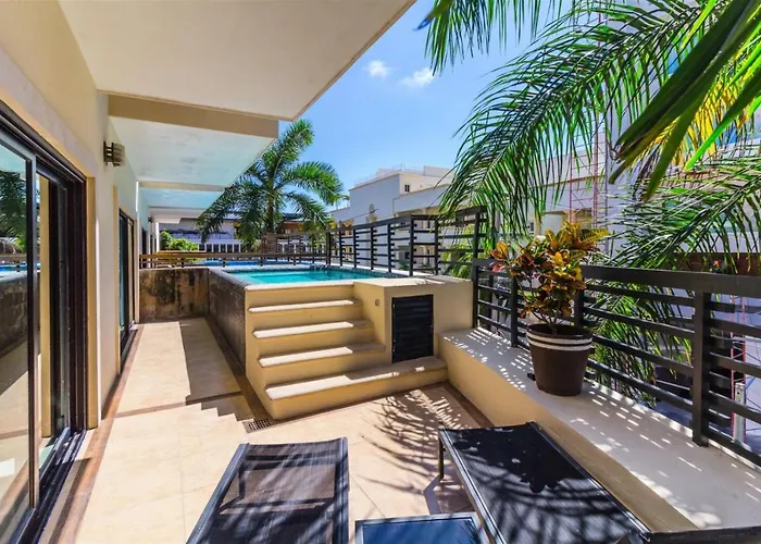 Beach Front 2 Bedroom With Private Pool/oceanview Aparthotel Playa del Carmen